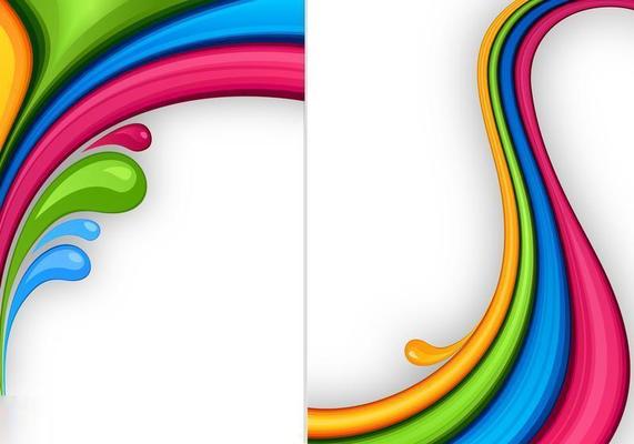 Color Splash Vector Wallpaper Pack Three