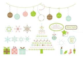 Christmas Design Elements Vector Pack