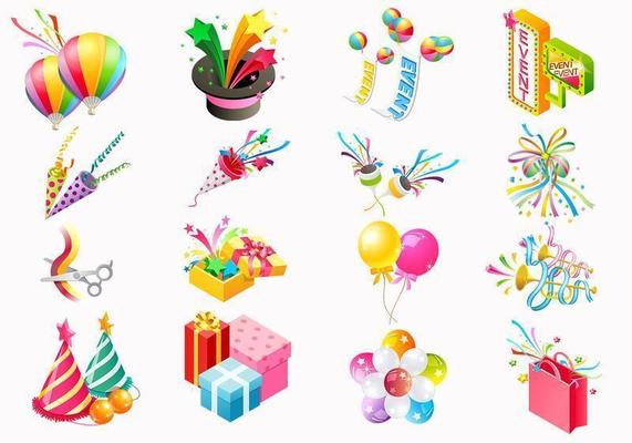 Party Icon Vector Pack