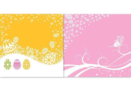 Easter Background Vector Pack