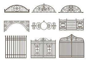 Gates and Fences Vector Pack 