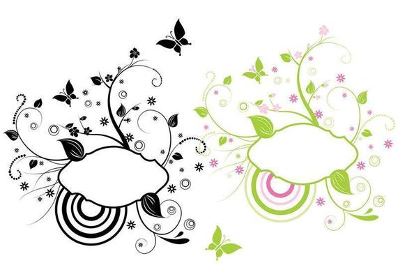 Modern Floral Vector Banner Pack