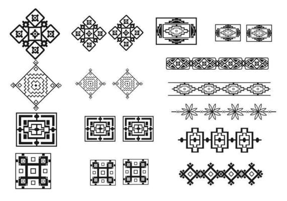 Southwest Border Vector Pack