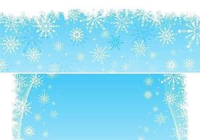 Snowflake Vector Background Pack