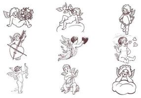 Baby Cupid Vector Pack