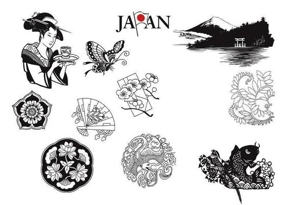 Japanese illustration vectors - Download Free Vector Art, Stock