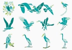 Tropical Bird Vector Pack