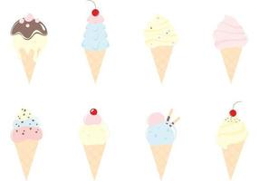 Ice Cream Cone Vector Pack