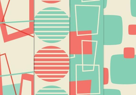 Retro Background Vector Pack