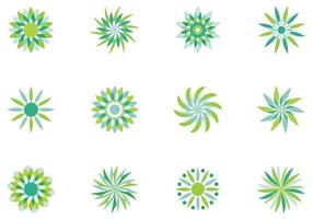 Abstract Floral Vector Pack
