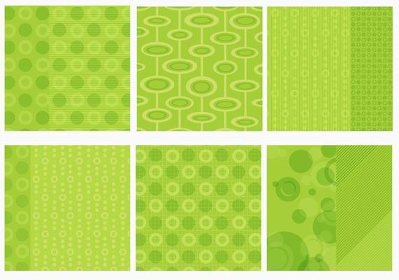 Funky Green Background Vector Pack