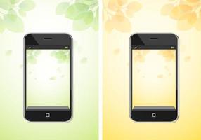 Autumn and Spring iPhone Background Vector Pack