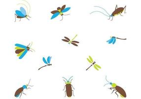 Cartoon Insect Vector Pack