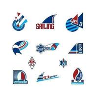 Sailing Logo Vector Pack