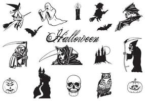 Hand Drawn Halloween Vector Pack