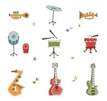 Retro Musical Instrument Vector Pack