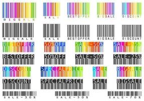 Sale Bar Code Vector Pack