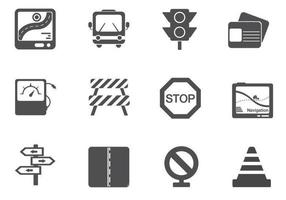 Traffic and Road Sign Vector Pack