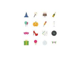 Party and Holiday Vector Icon Pack