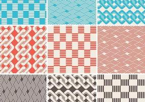 Seamless Braided Pattern Vector Pack