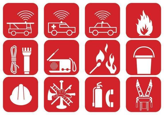 Fire Safety and Emergency Vector Pack