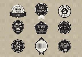 Black Friday Sale Label Vector Pack