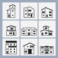 Outlined House Vector Pack