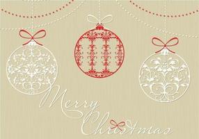 Decorative Christmas Ornament Vector Background Pack