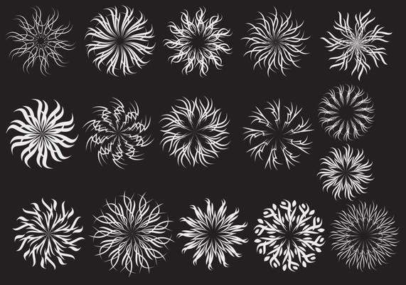 Ornate Spiral Vector Pack