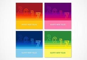 Colorful Paper 2017 Vector Backgrounds Pack