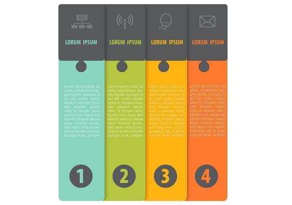 Puzzle Piece Vertical Banner Vectors 