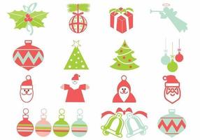 Navidad Elementos Vector Pack