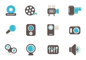 Multimedia Icon Vector Pack