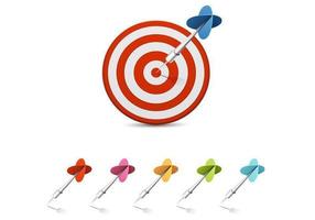 Darts and Target Vector Pack