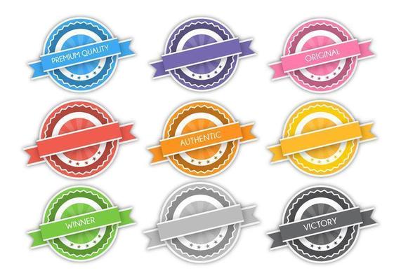 Modern Badge Vector Pack