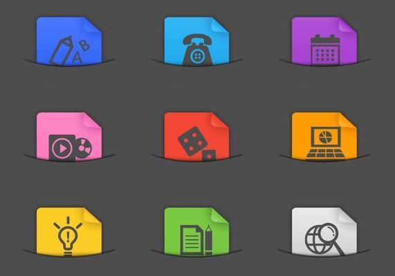 Miscellaneous Pocket Icon Vector Pack