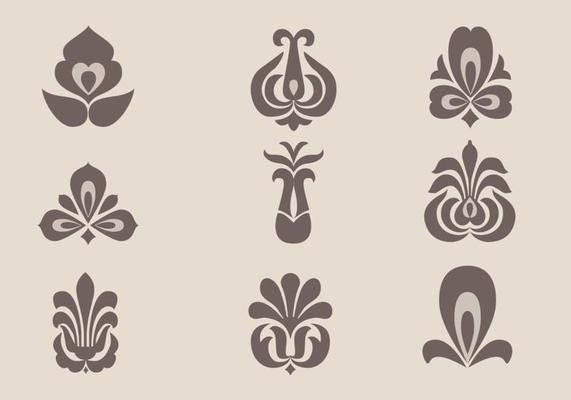 Floral Ornament Vector Pack