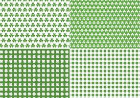 Seamless Clover Vector Pattern Pack