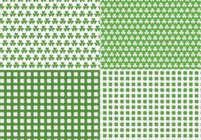 Seamless Clover Vector Pattern Pack