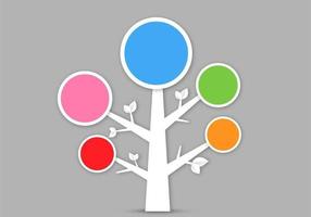 Abstract 3D Tree Vector