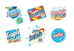 Retro Laundry Soap Advertising Vector