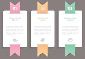 Vertical Ribbon Banners Vector