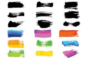 Paintbrush Strokes Vector Pack