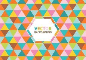 Colorful Triangle Background Vector