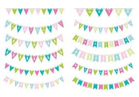 Spring Easter Bunting Vector Pack