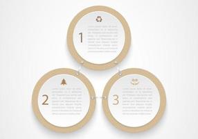 Cardboard Circles Vector