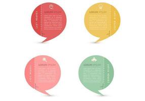 Speech Bubble Coupons Vector Set