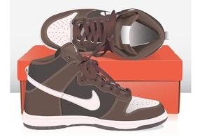 Nike Basket Shoes vector