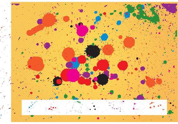 Paint Splatter Style Icon Set - Download Free Vector Art, Stock