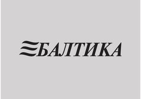 Logotipo de Baltika vector